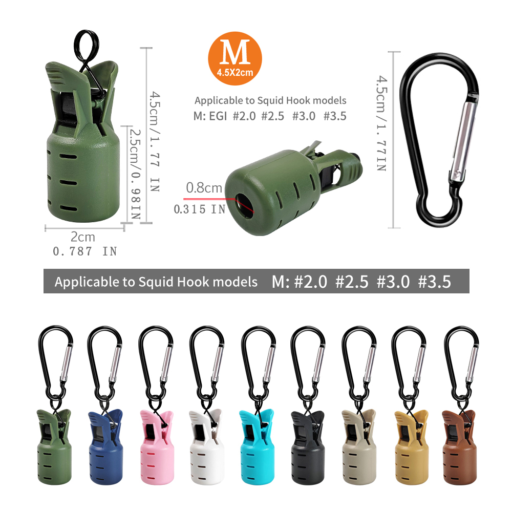 스퀴드 지그 훅 커버 내구성 있는 PP 소재 우드 슈림 - Fishing Hook Jig 리뷰 및 가격
