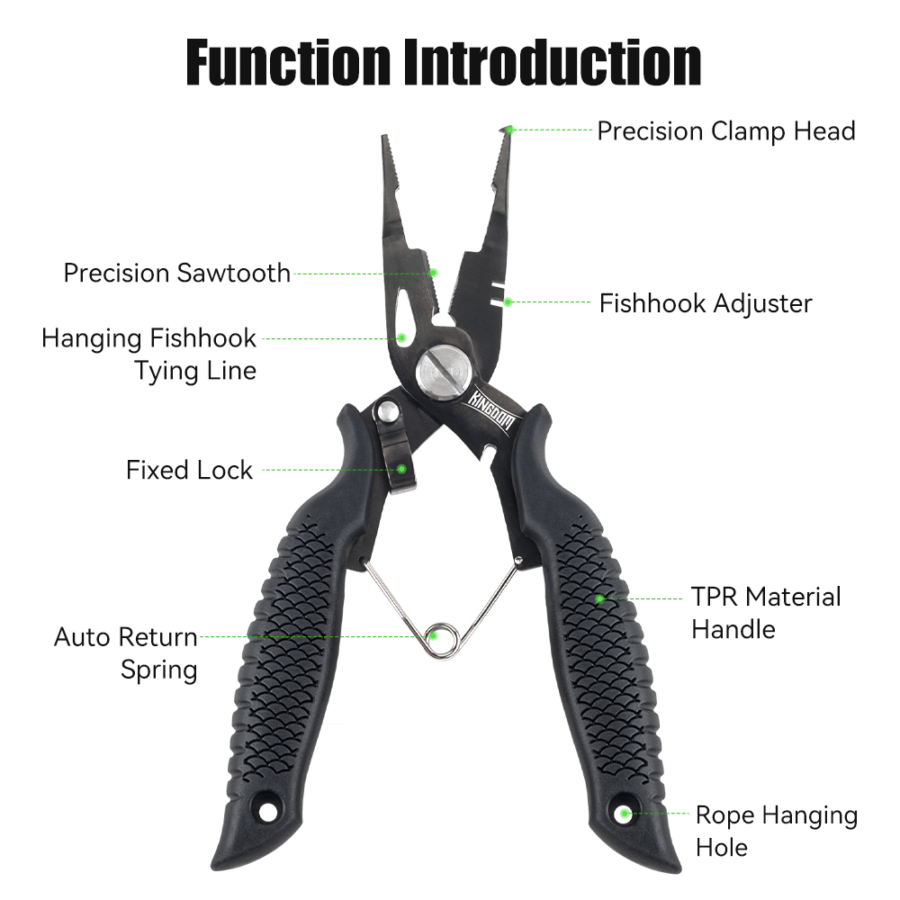 왕국 낚시 펜치 다기능 분할 링 와이어 커터 후크 리무 - Fishing Hook Sharpener 리뷰 및 가격
