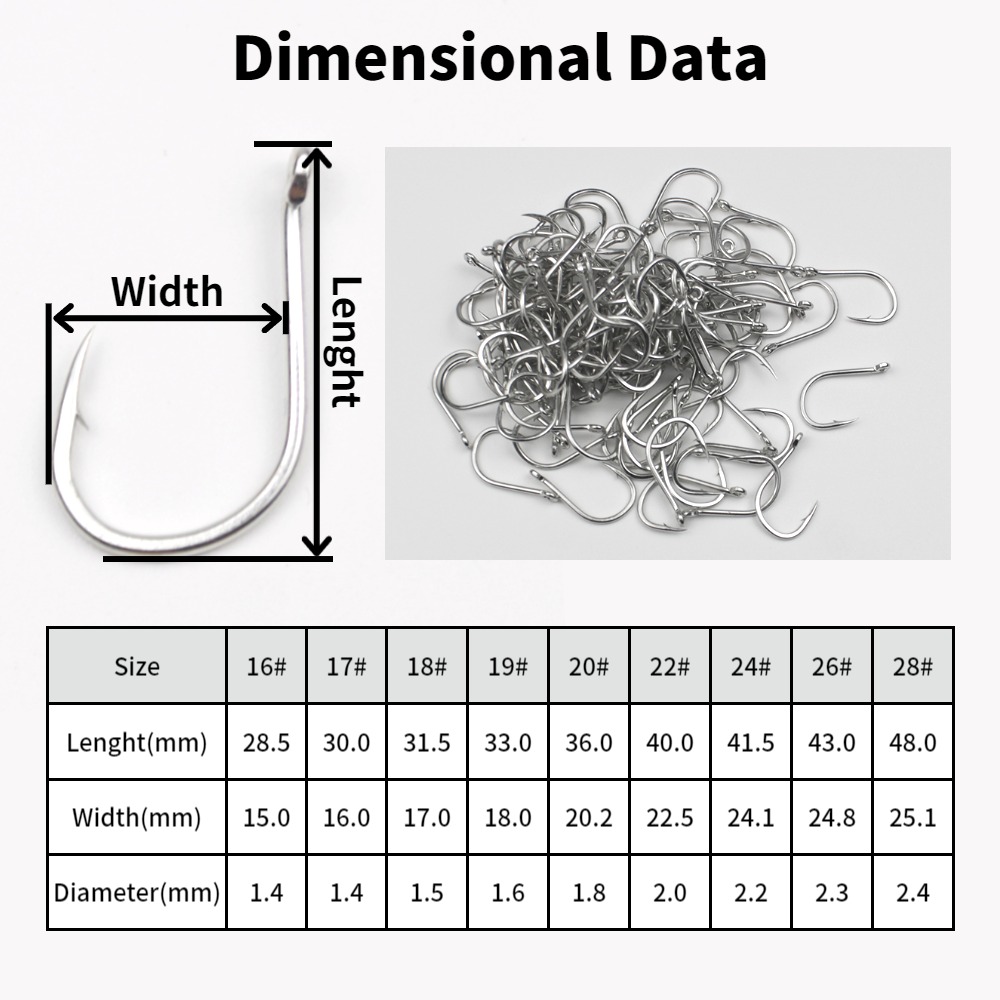 큰 물고기 가시 낚시 후크에 대 한 높은 탄소 철강 잉 - Fishing Hook Circle 리뷰 및 가격