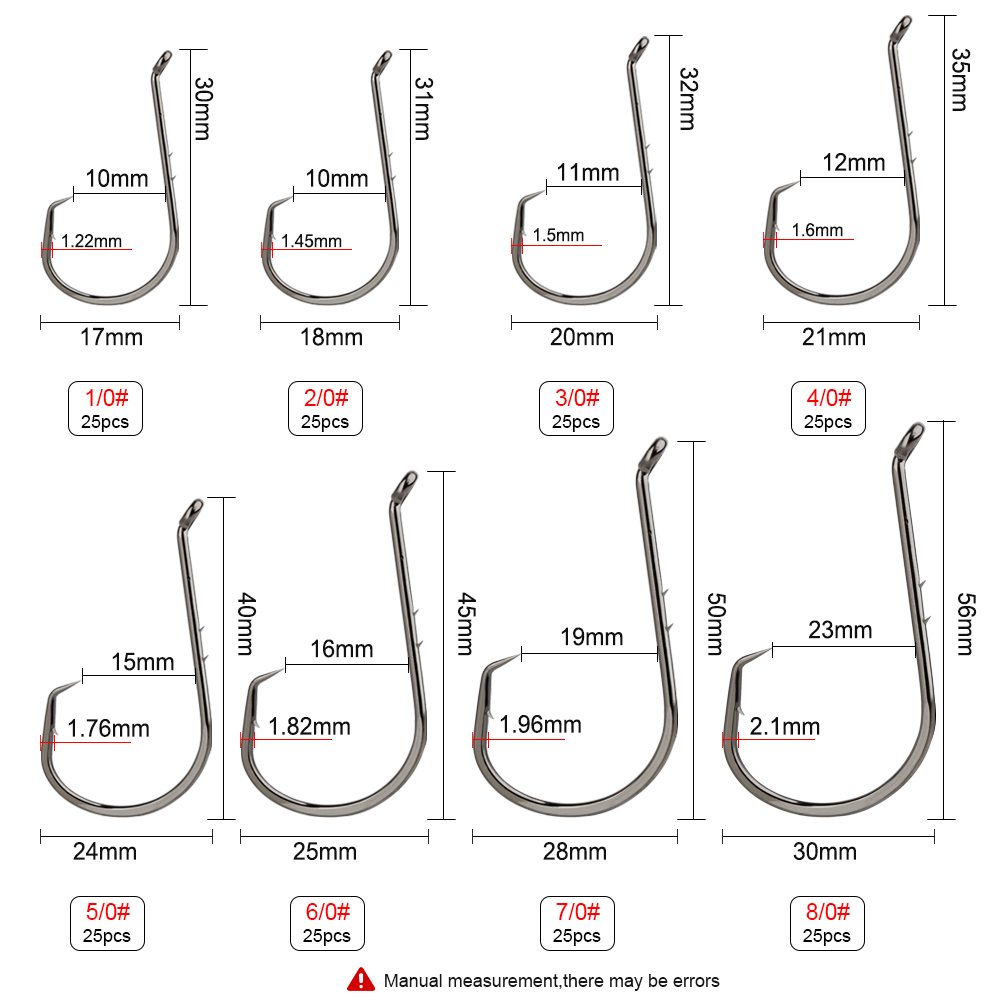 FTK 낚시 바늘 낚시용 문어 원형 바늘 1-6 # - - Fishing Hook Circle 리뷰 및 가격