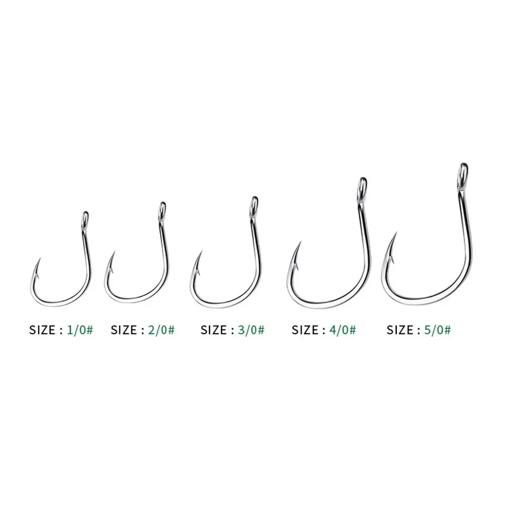 링 아이 Fishhooks 낚시 후크 실버 가시 서클  - Fishing Hook Circle 리뷰 및 가격