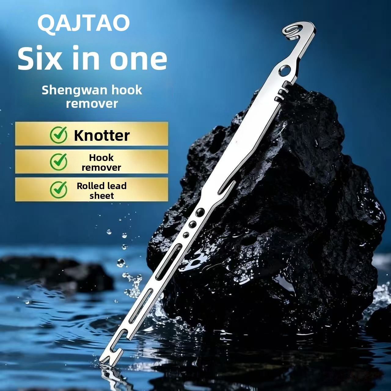 QAJTAO 4피스 6-in-1 스테인리스 스틸 낚싯바 - Fishing Hook Sharpener 리뷰 및 가격